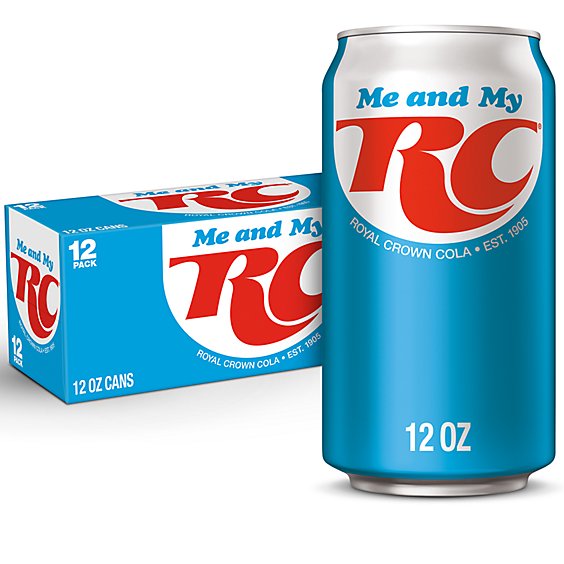 RC Cola Soda In Can - 12-12 Fl. Oz.