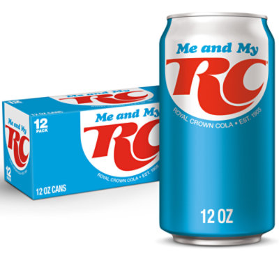 RC Cola Soda In Can - 12-12 Fl. Oz.