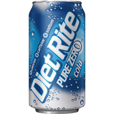 Diet Rite Cola Soda Bottle - 12-12 Fl. Oz. - Image 3