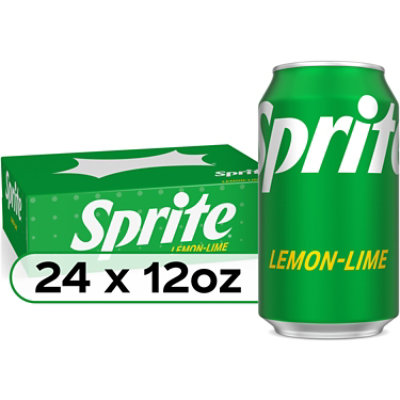 Sprite Soda Pop Lemon Lime - 24-12 Fl. Oz. - Image 1