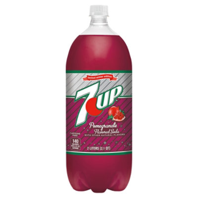 7UP Pomegranate Soda Bottle - 2 Liter - Image 3