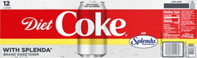 Coca-Cola Diet Coke With Splenda Soda Cans - 12-12 Fl. Oz. - Image 6