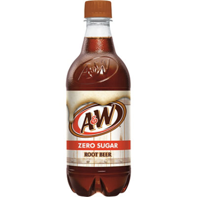 A&W Zero Sugar Root Beer Soda Bottle - 20 Fl. Oz. - Image 5