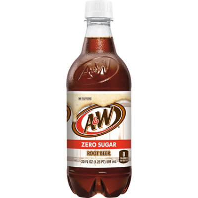 A&W Root Beer Soda Bottle - 20 Fl. Oz. - vons