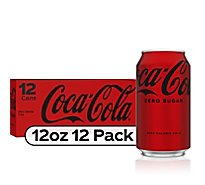 Coca-Cola Zero Sugar Soda Fridge Pack Cans - 12-12 Fl. Oz.