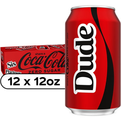 Coca-Cola Zero Sugar Soda Fridge Pack Cans - 12-12 Fl. Oz.