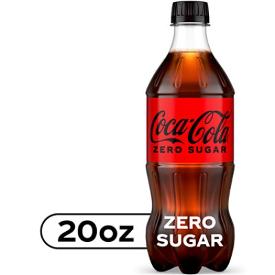 Coca-Cola Zero Sugar Soda Bottle - 20 Fl. Oz. - Image 1