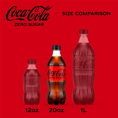 Coca-Cola Zero Sugar Soda Bottle - 20 Fl. Oz. - Image 2