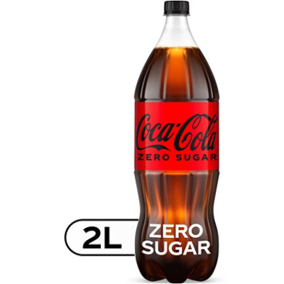 Coca-Cola Zero Sugar Soda Bottle - 2 Liter - Image 1