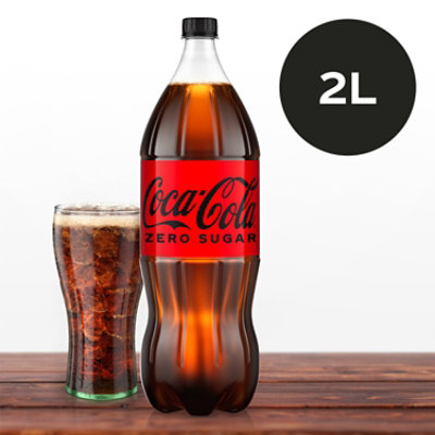 Coca-Cola Zero Sugar Soda Bottle - 2 Liter - Image 5
