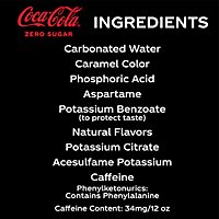 Coca-Cola Zero Sugar Soda Cans - 24-12 Fl. Oz. - Image 5