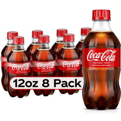 Coca-Cola Soda Pop, 8 fl oz, 6 Pack Glass Bottles 