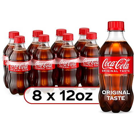 Coca Cola Soda Cola 8 12 Fl Oz Online Groceries Vons