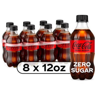 Coca-Cola Zero Sugar Soda Bottles - 8-12 Fl. Oz. - Image 1