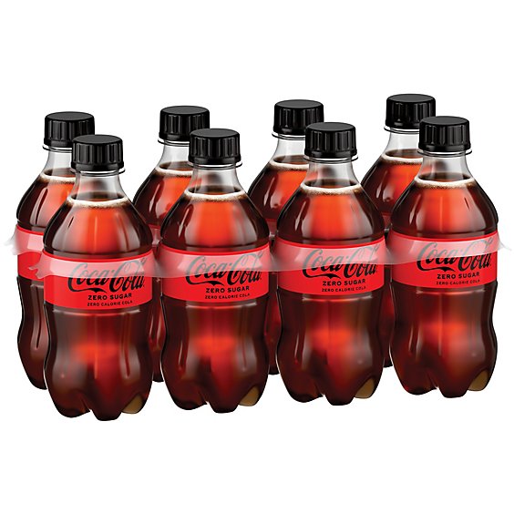 Coca-Cola Zero Sugar Soda Bottles - 8-12 Fl. Oz.