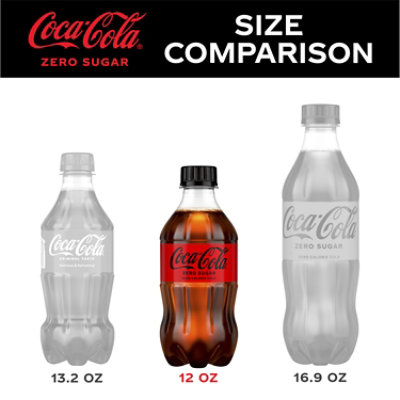 Coca-Cola Zero Sugar Soda Bottles - 8-12 Fl. Oz. - Image 3