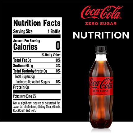 Coca-Cola Zero Sugar Soda Bottles - 6-16.9 Fl. Oz. - Image 4