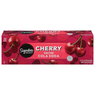 Signature SELECT Cherry Cola Soda - 12-12 Fl. Oz. - Image 3