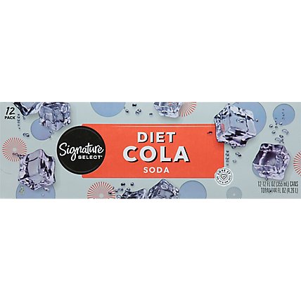 Signature SELECT Soda Diet Cola - 12-12 Fl. Oz. - Image 3