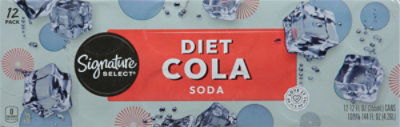 Signature SELECT Diet Cola Soda - 12-12 Fl. Oz. - Image 6