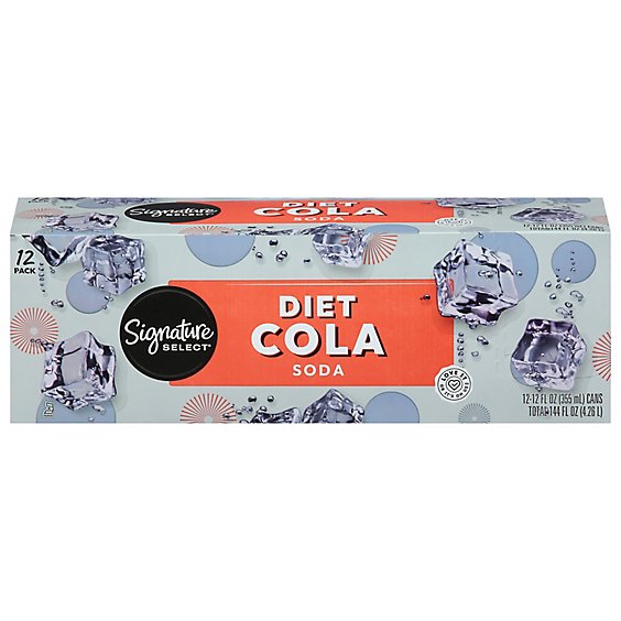 Signature SELECT Soda Diet Cola - 12-12 Fl. Oz.