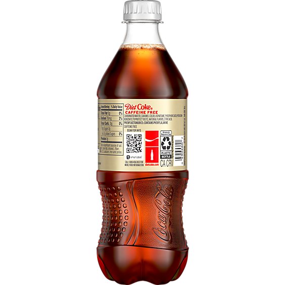 Diet Coke Soda Pop Cola Caffeine Free - 20 Fl. Oz.
