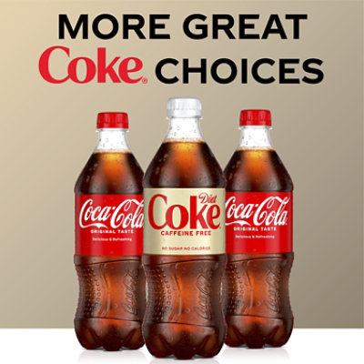 Diet Coke Soda Pop Cola Caffeine Free - 20 Fl. Oz. - Image 5