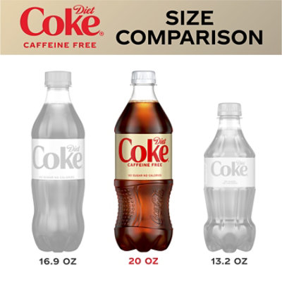 Diet Coke Soda Pop Cola Caffeine Free - 20 Fl. Oz. - Image 2