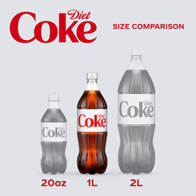 Diet Coke Soda Pop Cola - 1 Liter - Image 2