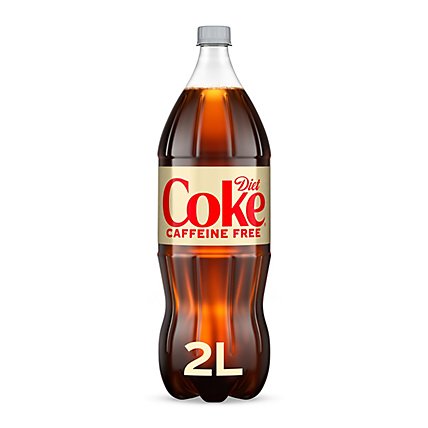 Diet Coke Soda Pop Cola Caffeine Free - 2 Liter - Image 2