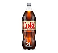 Diet Coke Soda Pop Cola Caffeine Free - 2 Liter