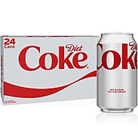 Diet Coke Soda Pop Cola 24 Count - 12 Fl. Oz. - Image 3