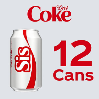 Diet Coke Soda Pop Cola 24 Count - 12 Fl. Oz. - Image 2
