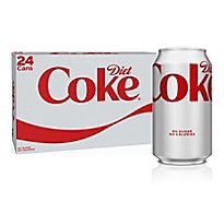 Diet Coke Soda Pop Cola 24 Count - 12 Fl. Oz.