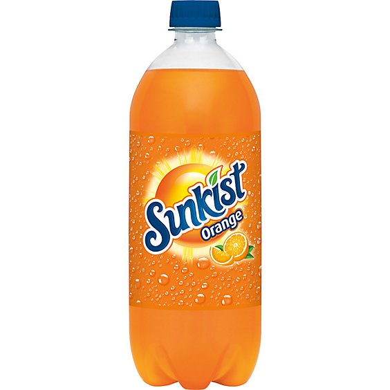 Sunkist Orange Soda Bottle - 1 Liter