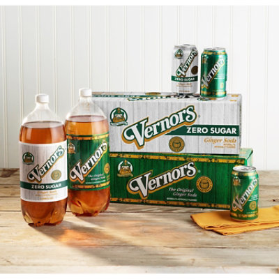 Vernors Zero Sugar Ginger Soda In Can - 6-12 Fl. Oz. - Image 2