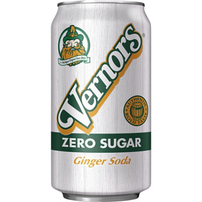 Vernors Zero Sugar Ginger Soda In Can - 6-12 Fl. Oz. - Image 5