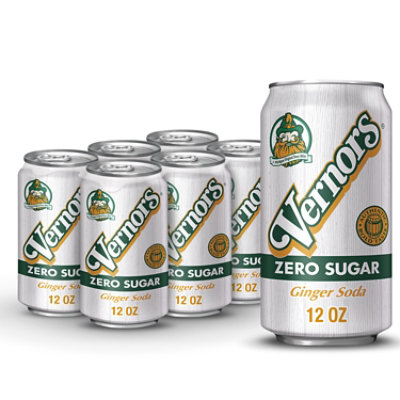 Vernors Soda Ginger Ale Diet - 6-12 Fl. Oz.