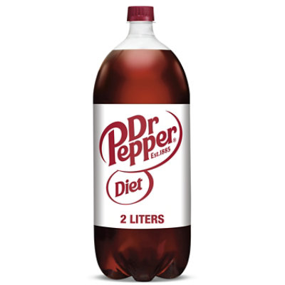 Dr Pepper Diet Soda Bottle - 2 Liter - Image 1