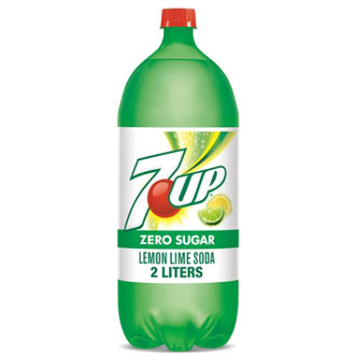 7UP Zero Sugar Lemon Lime Soda Bottle - 2 Liter - Image 1