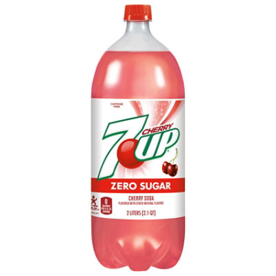 7UP Soda Diet Cherry - 2 Liter - Image 3