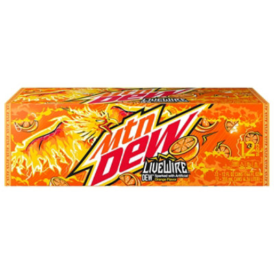 Mtn Dew Soda Live Wire - 12-12 Fl. Oz. - Image 3