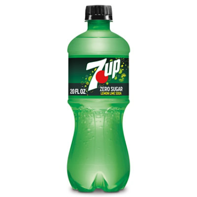 7UP Zero Sugar Lemon Lime Soda Bottle - 20 Fl. Oz. - Image 1