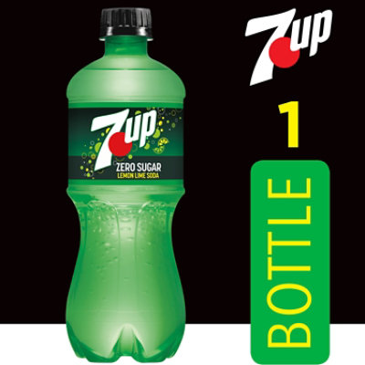 7UP Zero Sugar Lemon Lime Soda Bottle - 20 Fl. Oz. - Image 3