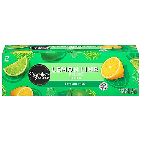 Signature SELECT Soda Lemon Lime - 12-12 Fl. Oz.