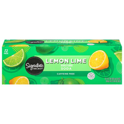 Signature SELECT Soda Lemon Lime - 12-12 Fl. Oz.