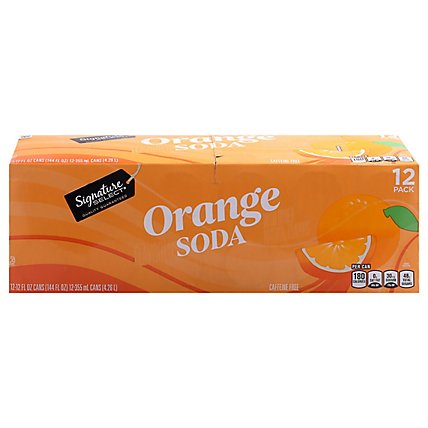 Signature SELECT Soda Orange - 12-12 Fl. Oz. - Image 3