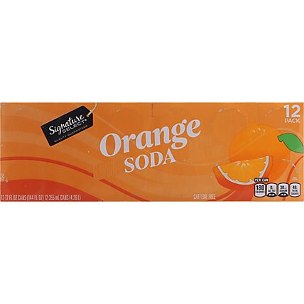 Signature SELECT Soda Orange - 12-12 Fl. Oz. - Image 2