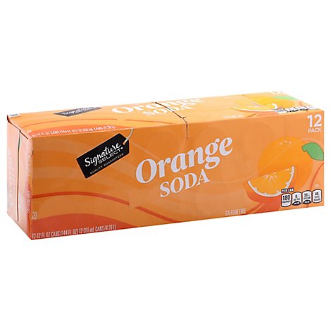 Signature SELECT Soda Orange - 12-12 Fl. Oz.