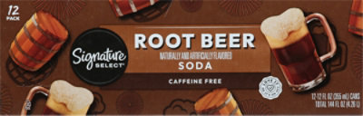 Signature SELECT Root Beer Soda - 12-12 Fl. Oz. - Image 6